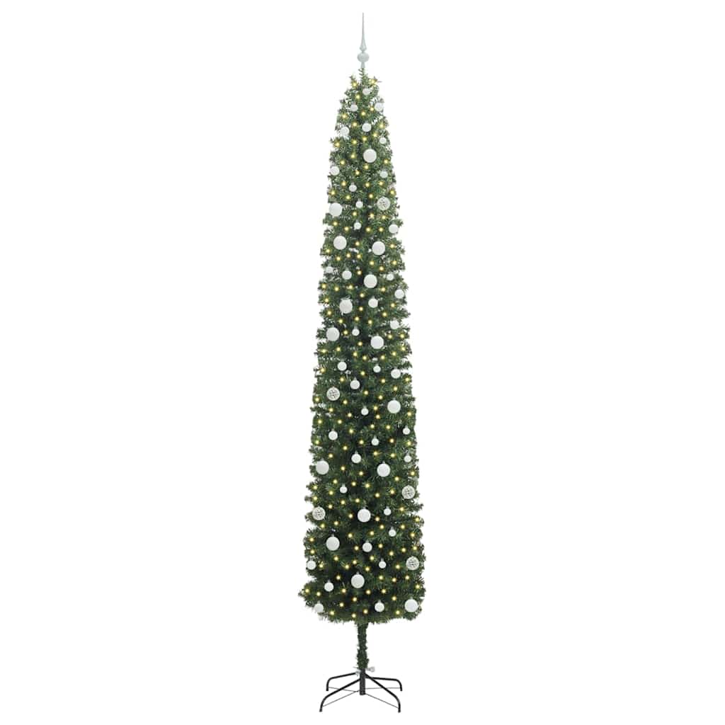 Sapin de Noël artificiel Vert 270 cm PVC et acier et plastique - XIOS