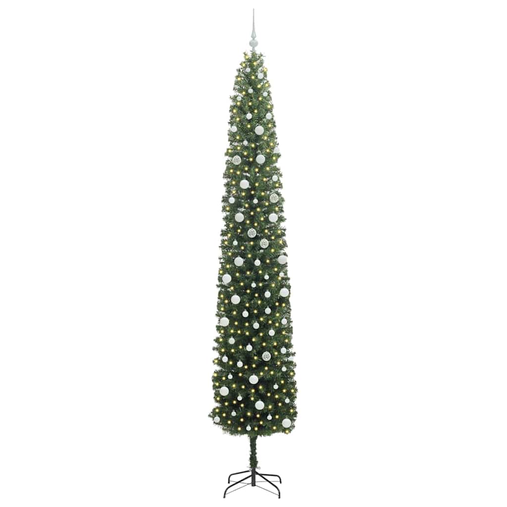 Sapin de Noël artificiel Vert 300 cm PVC et acier et plastique - XIOS