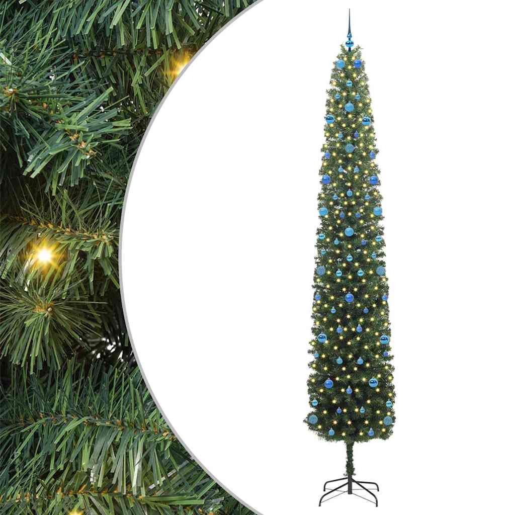 Sapin de Noël artificiel Vert 300 cm PVC et acier et plastique - XIOS