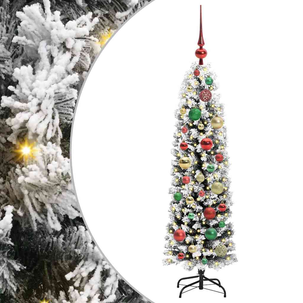 Sapin de Noël artificiel Vert 120 cm PVC et acier et plastique - XIOS