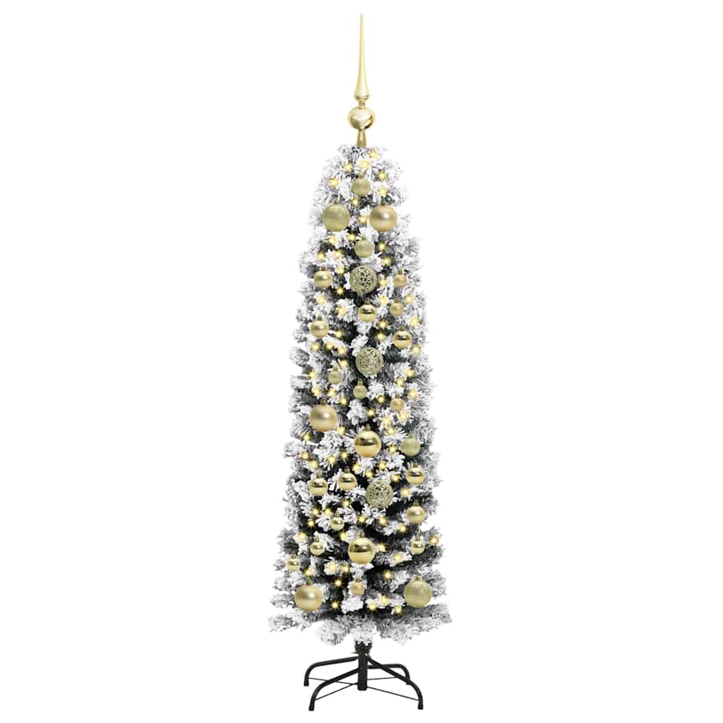 Sapin de Noël artificiel Vert 150 cm PVC et acier et plastique - XIOS
