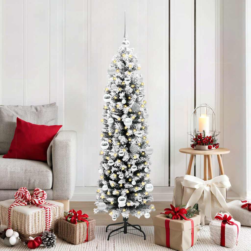 Sapin de Noël artificiel Vert 150 cm PVC et acier et plastique - XIOS