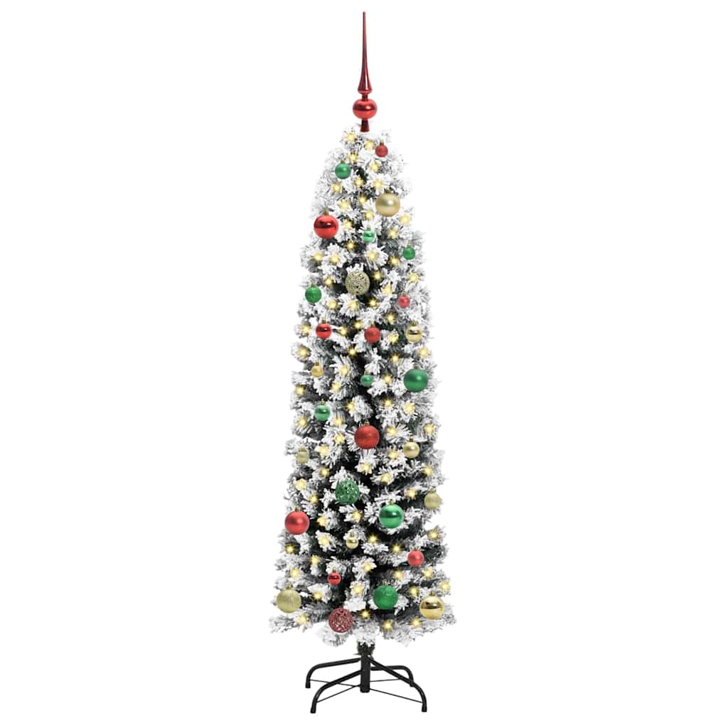 Sapin de Noël artificiel Vert 150 cm PVC et acier et plastique - XIOS