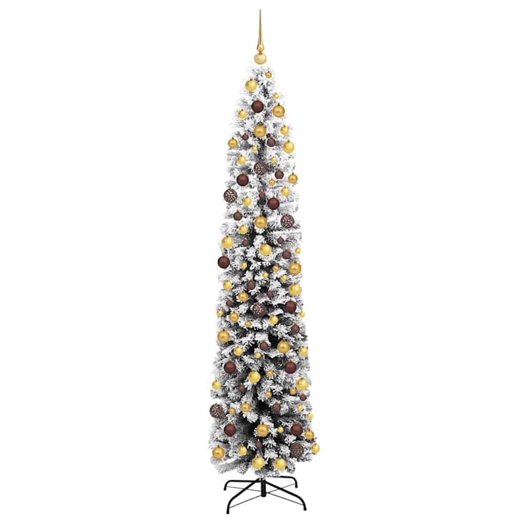 Sapin de Noël artificiel Vert 180 cm PVC et acier et plastique