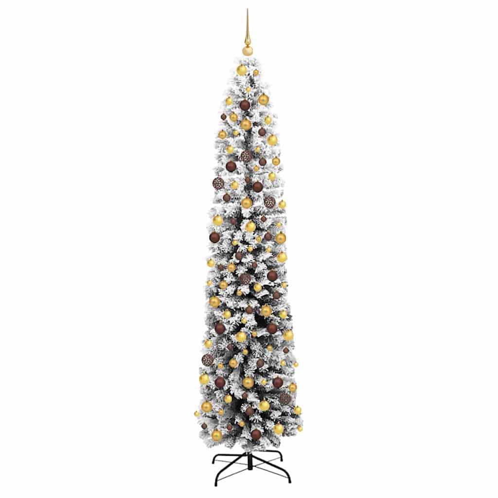 Sapin de Noël artificiel Vert 210 cm PVC et acier et plastique