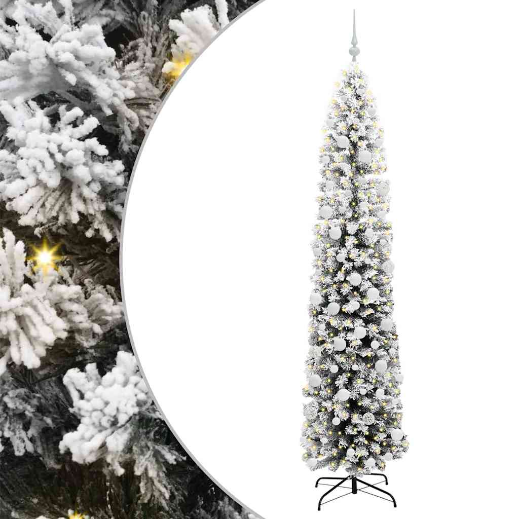 Sapin de Noël artificiel Vert 210 cm PVC et acier et plastique - XIOS