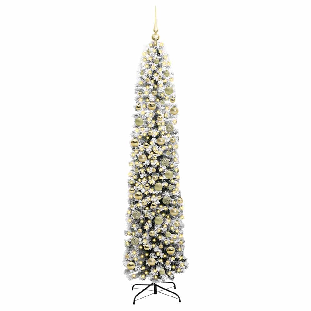Sapin de Noël artificiel Vert 210 cm PVC et acier et plastique - XIOS