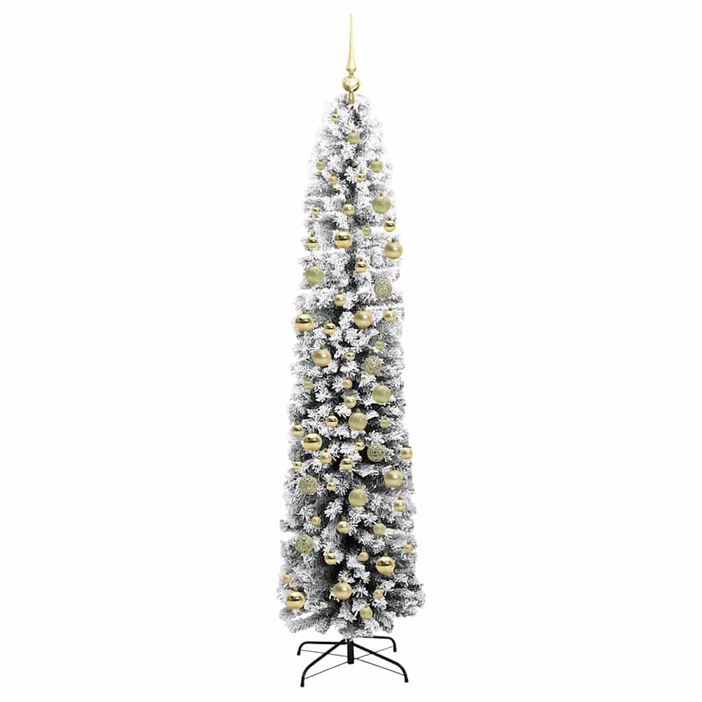 Sapin de Noël artificiel Vert 210 cm PVC et acier et plastique - XIOS