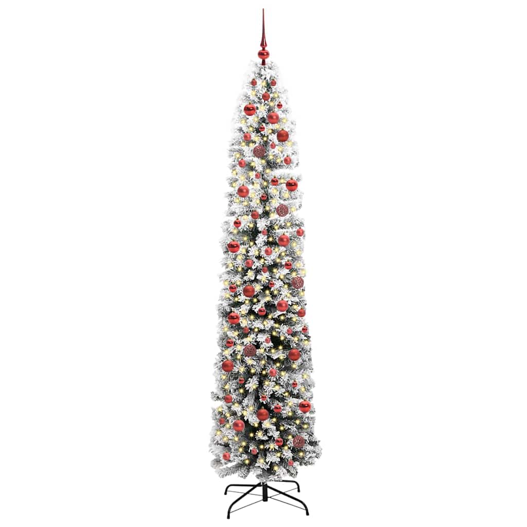 Sapin de Noël artificiel Vert 240 cm PVC et acier et plastique - XIOS