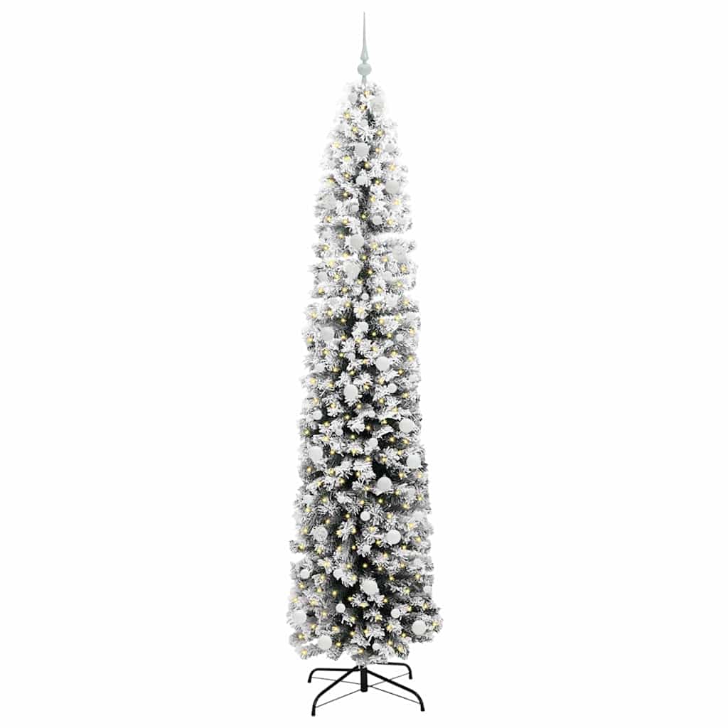 Sapin de Noël artificiel Vert 240 cm PVC et acier et plastique - XIOS