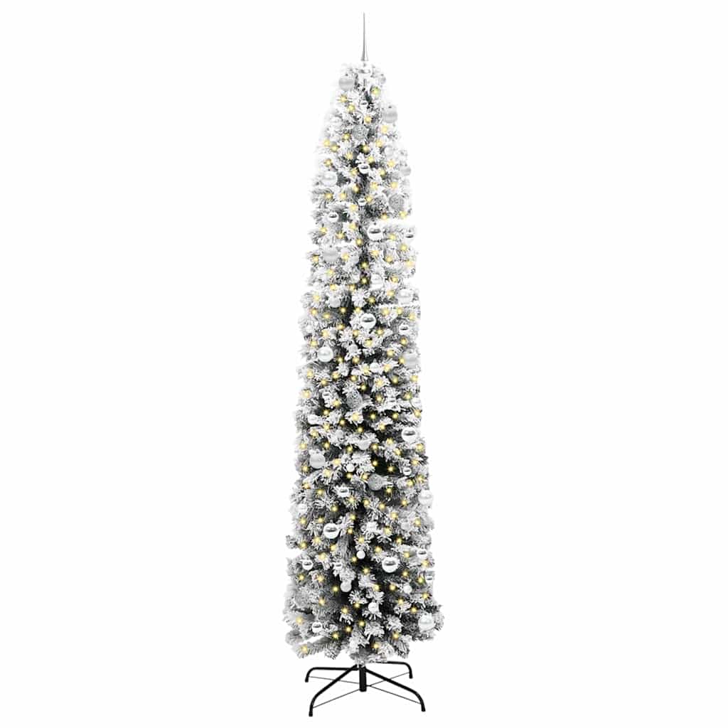 Sapin de Noël artificiel Vert 240 cm PVC et acier et plastique - XIOS