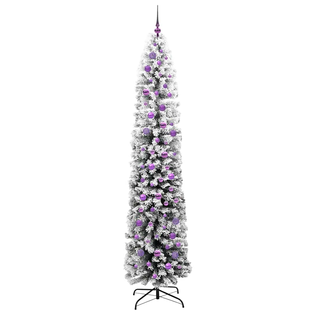 Sapin de Noël artificiel Vert 240 cm PVC et acier et plastique - XIOS