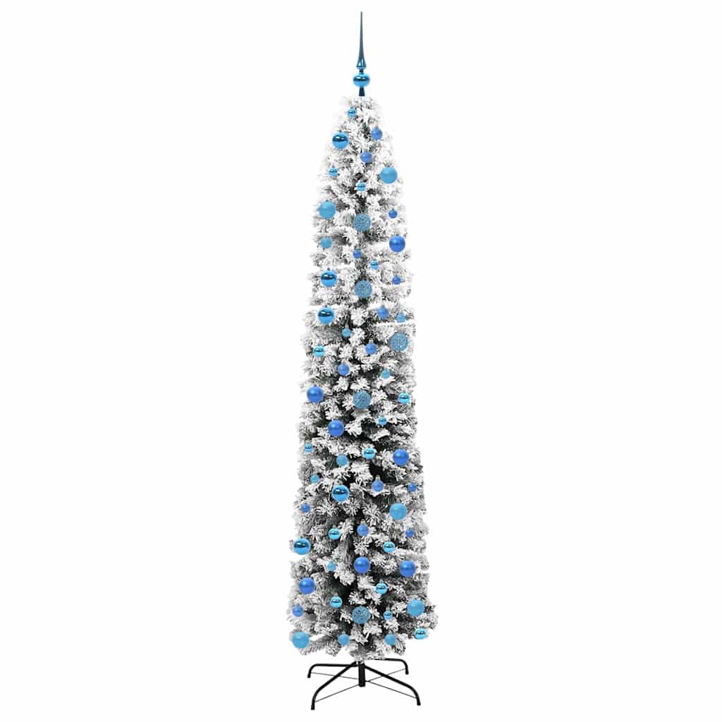 Sapin de Noël artificiel Vert 240 cm PVC et acier et plastique - XIOS