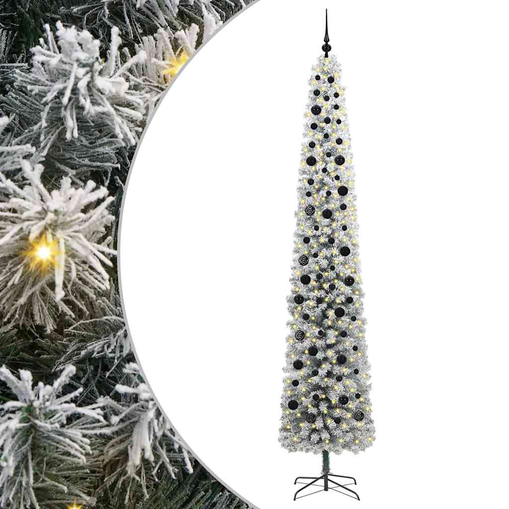Sapin de Noël artificiel Vert 270 cm PVC et acier et plastique - XIOS