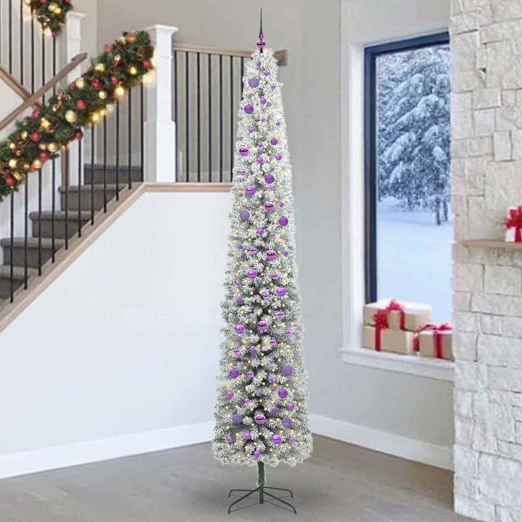 Sapin de Noël artificiel Vert 270 cm PVC et acier et plastique - XIOS