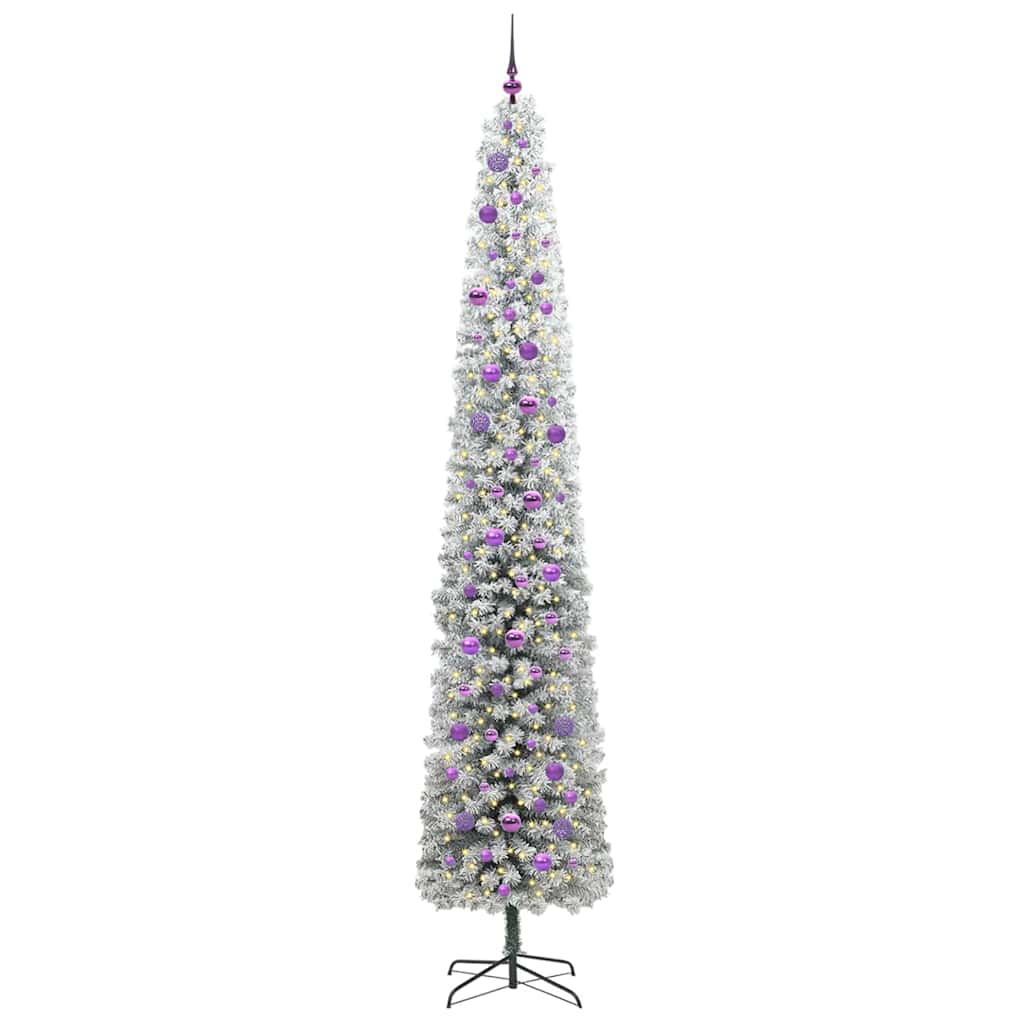 Sapin de Noël artificiel Vert 270 cm PVC et acier et plastique - XIOS