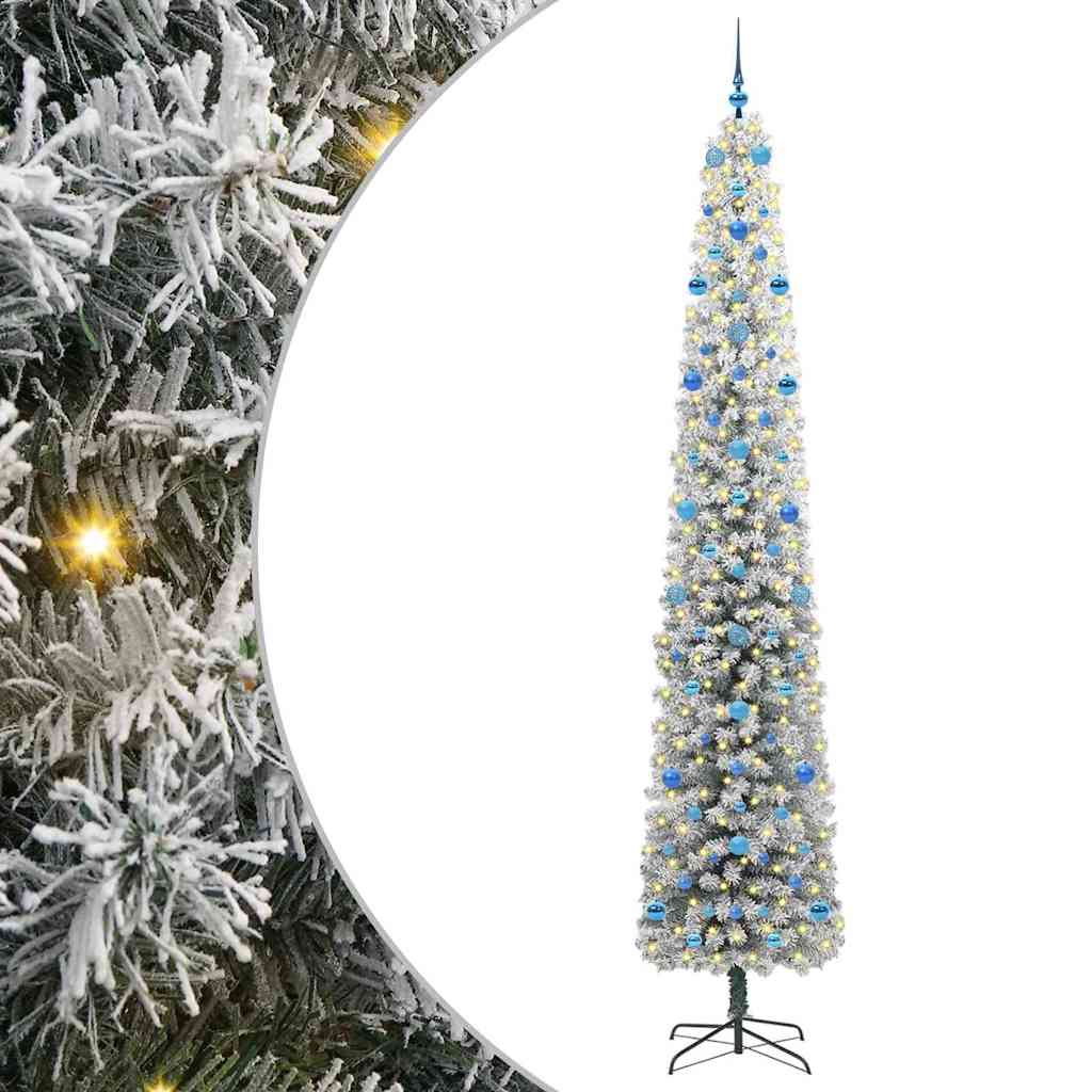 Sapin de Noël artificiel Vert 270 cm PVC et acier et plastique - XIOS