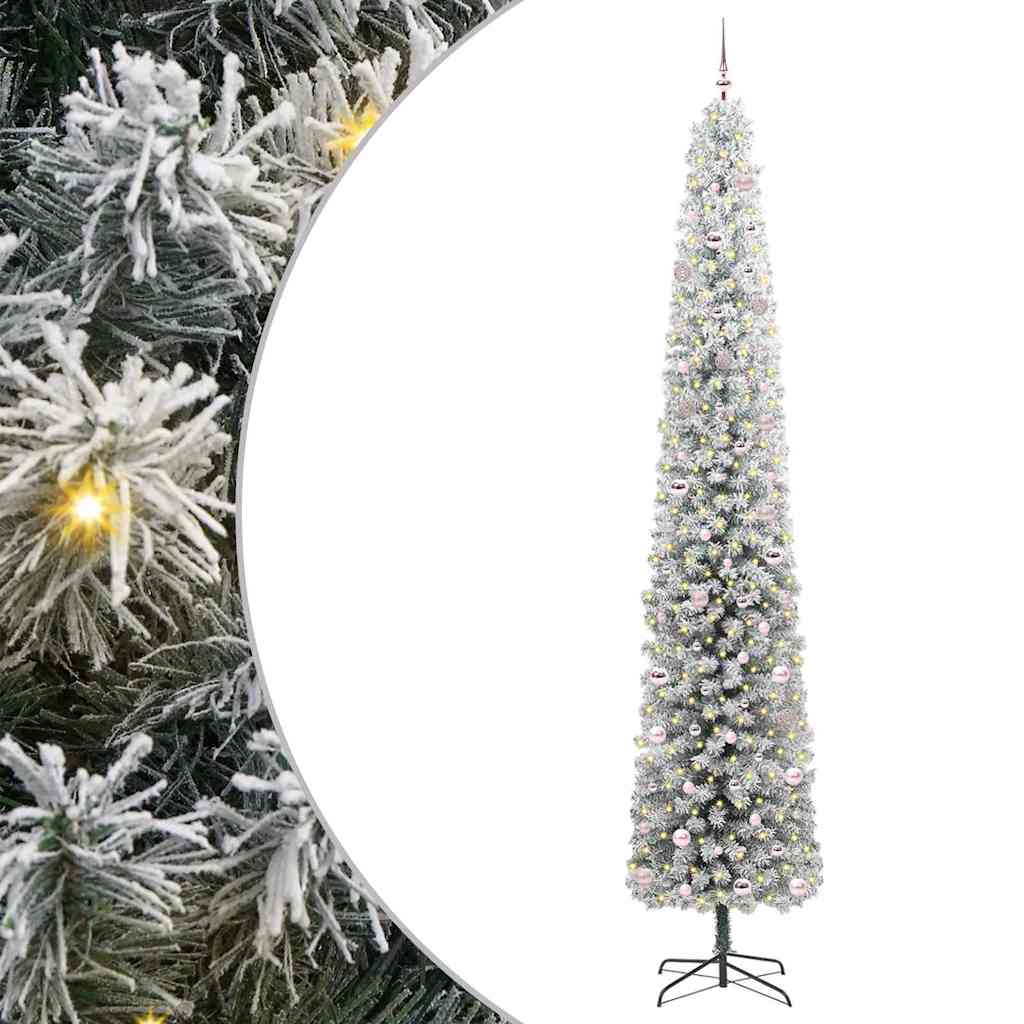 Sapin de Noël artificiel Vert 300 cm PVC et acier et plastique - XIOS