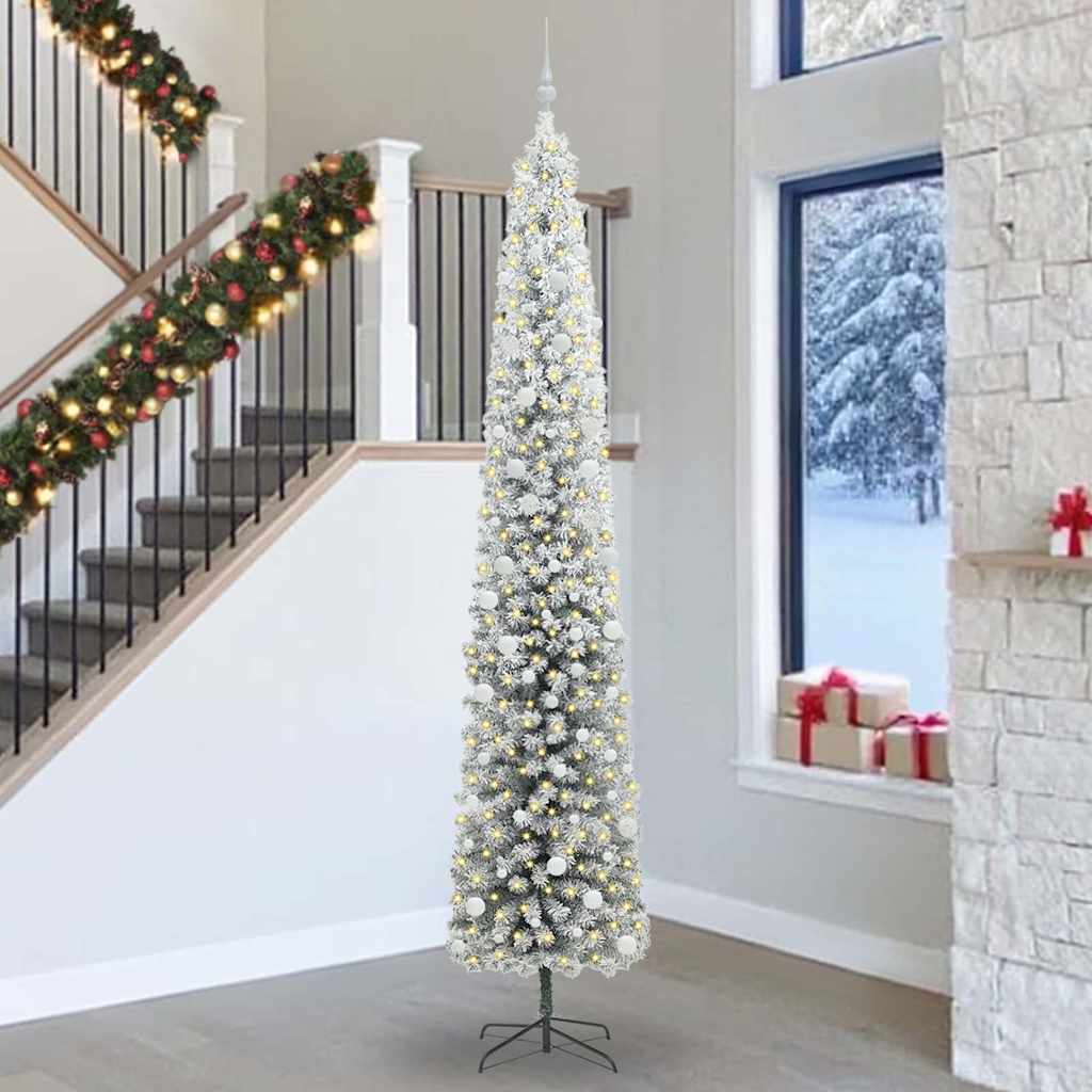 Sapin de Noël artificiel Vert 300 cm PVC et acier et plastique - XIOS