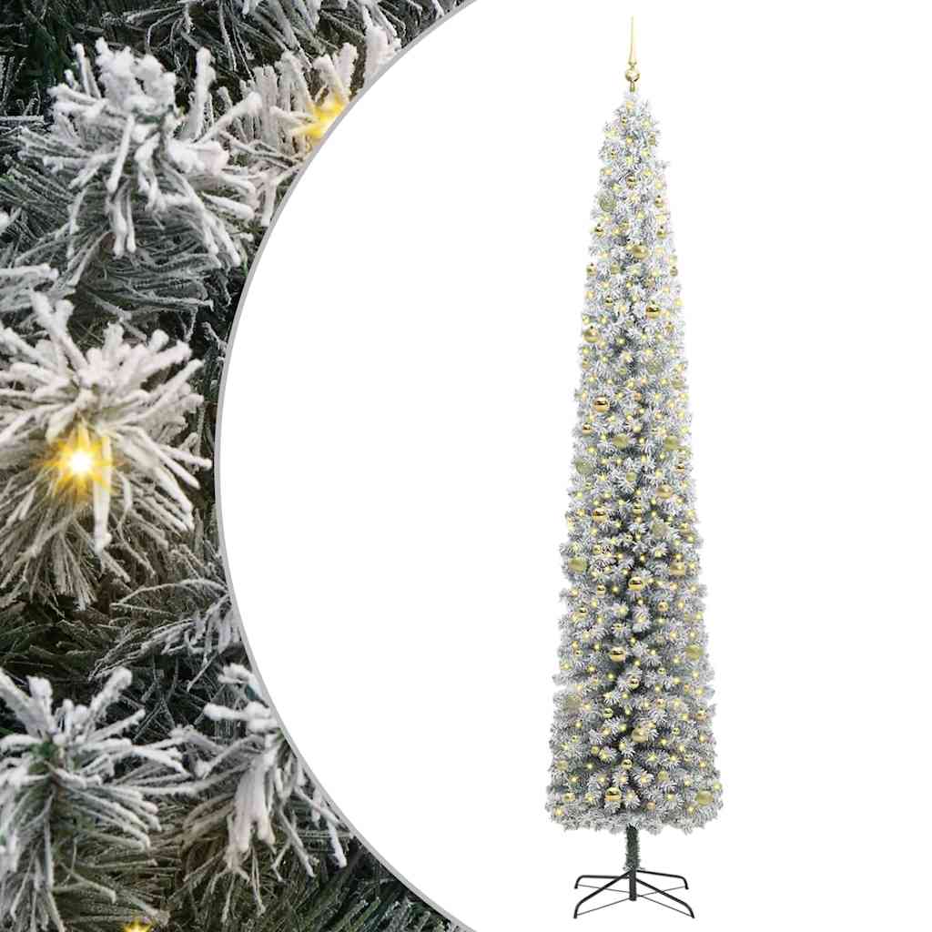 Sapin de Noël artificiel Vert 300 cm PVC et acier et plastique - XIOS