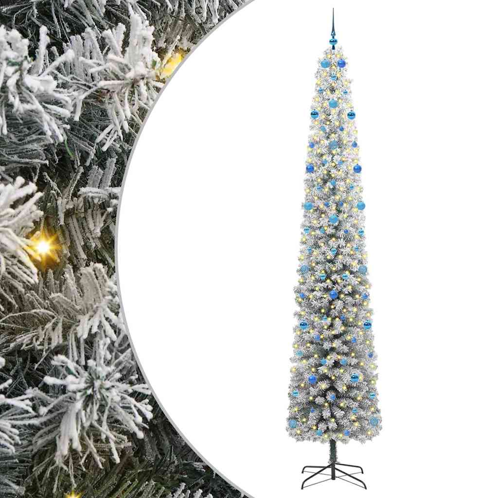 Sapin de Noël artificiel Vert 300 cm PVC et acier et plastique - XIOS