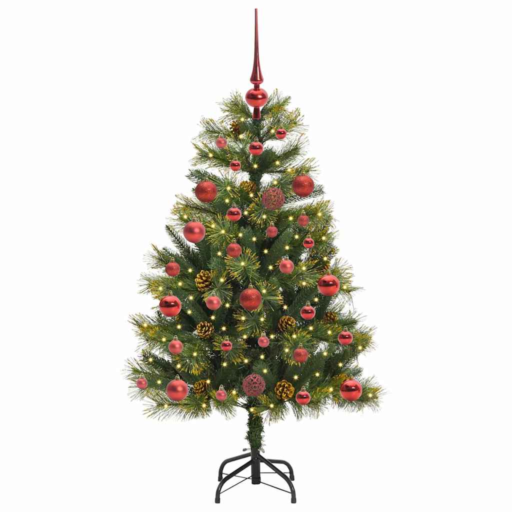 Sapin de Noël artificiel avec branches pliables et cônes 120 cm - XIOS