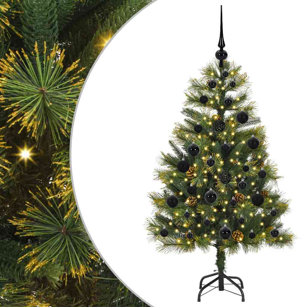 Sapin de Noël artificiel avec branches pliables et cônes 120 cm - XIOS