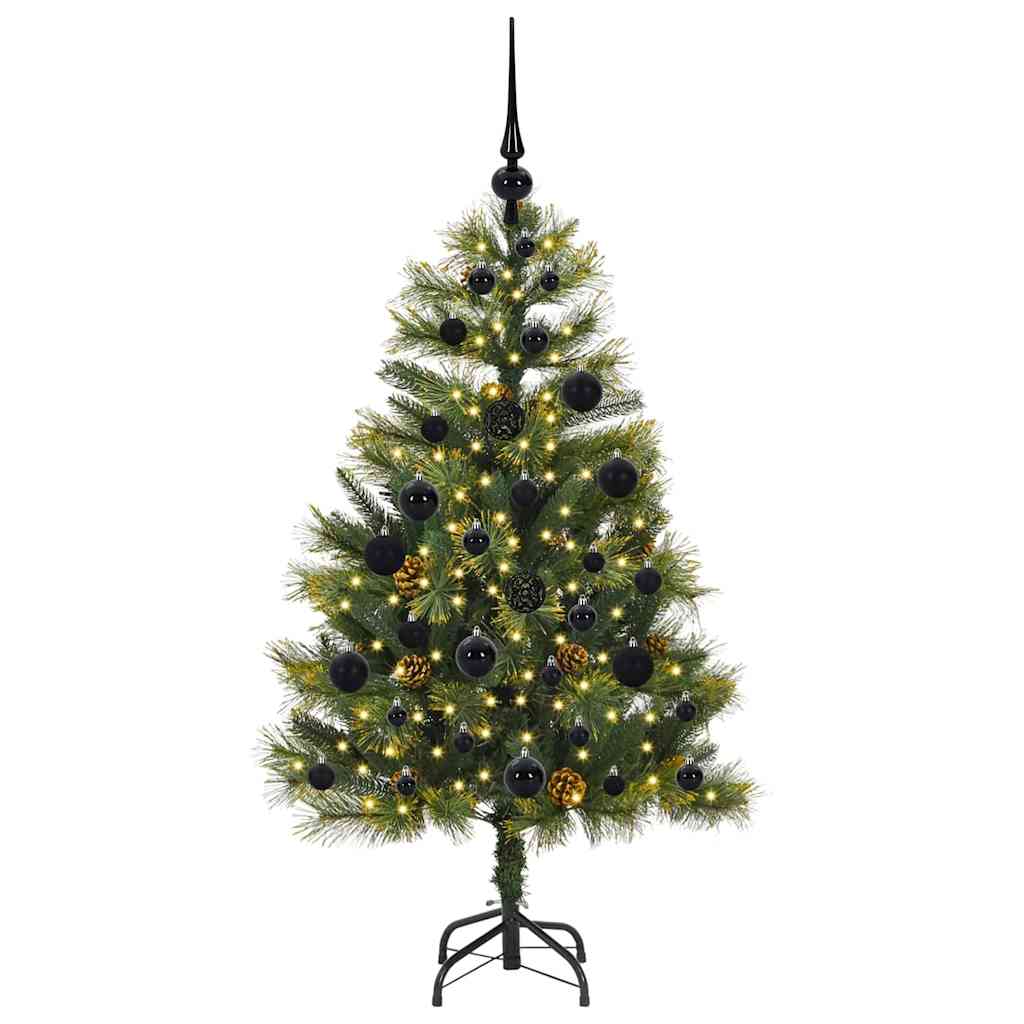 Sapin de Noël artificiel avec branches pliables et cônes 120 cm - XIOS