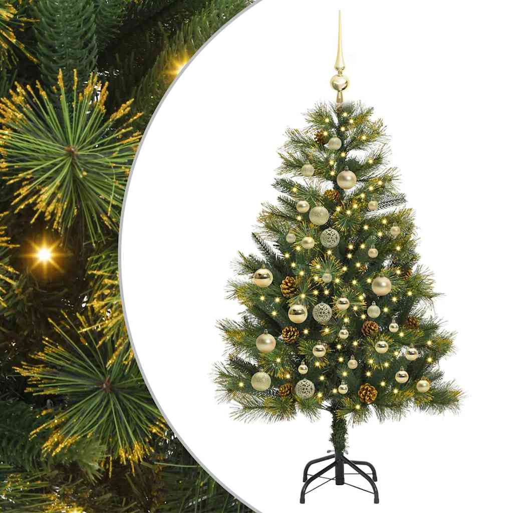 Sapin de Noël artificiel avec branches pliables et cônes 120 cm - XIOS