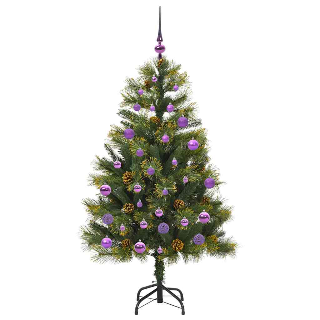 Sapin de Noël artificiel avec branches pliables et cônes 150 cm - XIOS