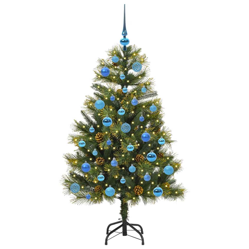 Sapin de Noël artificiel avec branches pliables et cônes 150 cm - XIOS