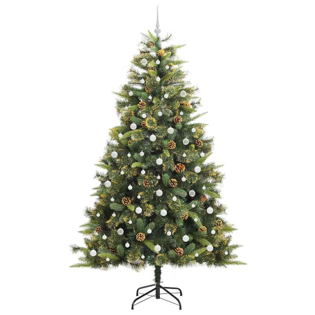 Sapin de Noël artificiel avec branches pliables et cônes 240 cm - XIOS
