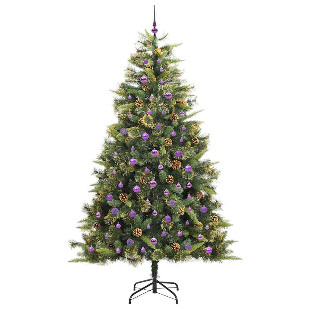 Sapin de Noël artificiel avec branches pliables et cônes 240 cm - XIOS
