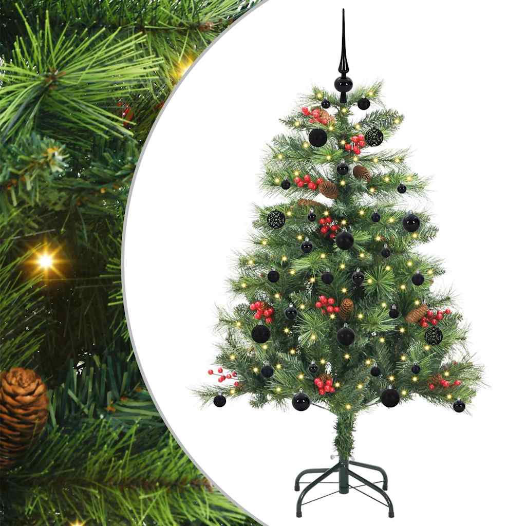 Sapin de Noël artificiel Vert 150 cm PVC et métal - XIOS