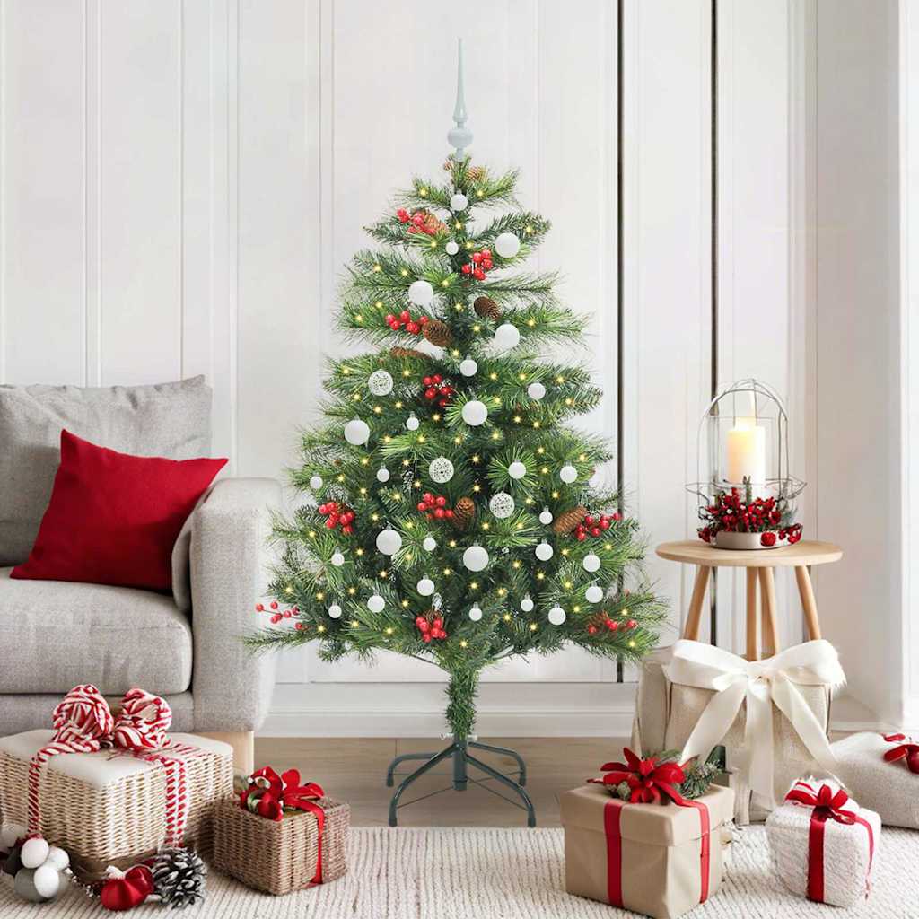 Sapin de Noël artificiel Vert 150 cm PVC et métal - XIOS