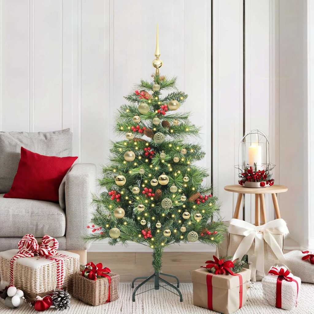 Sapin de Noël artificiel Vert 150 cm PVC et métal - XIOS