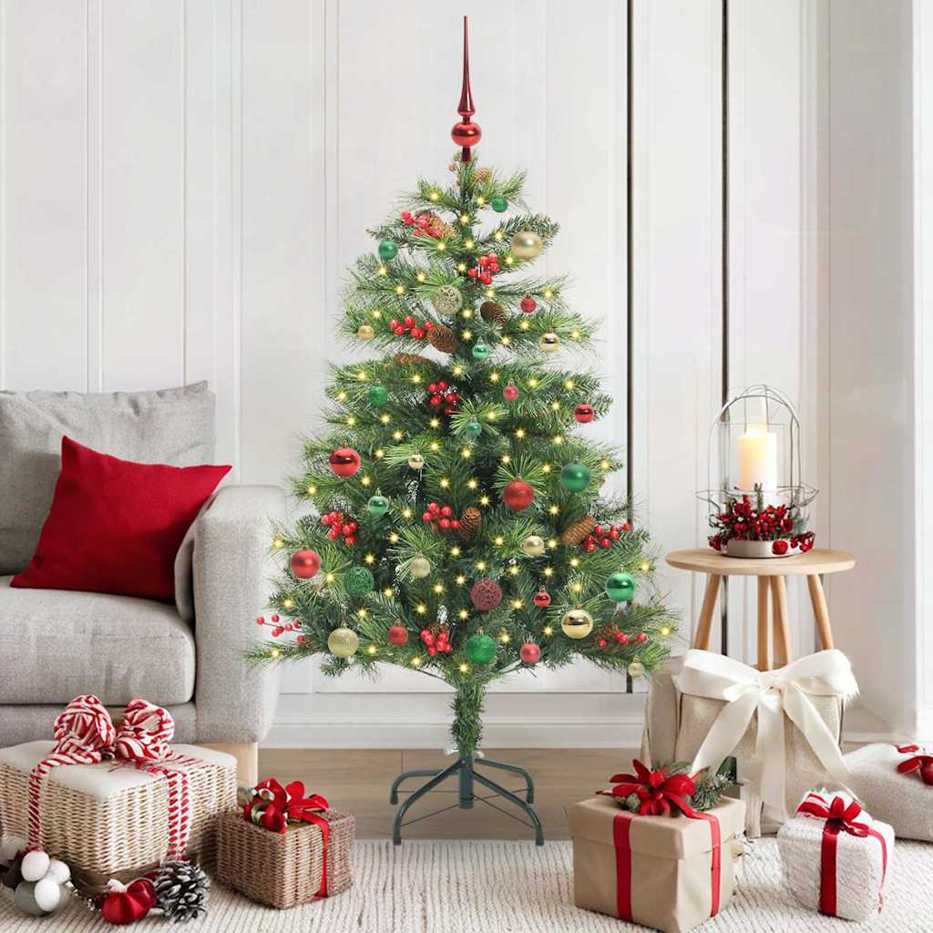 Sapin de Noël artificiel Vert 150 cm PVC et métal - XIOS
