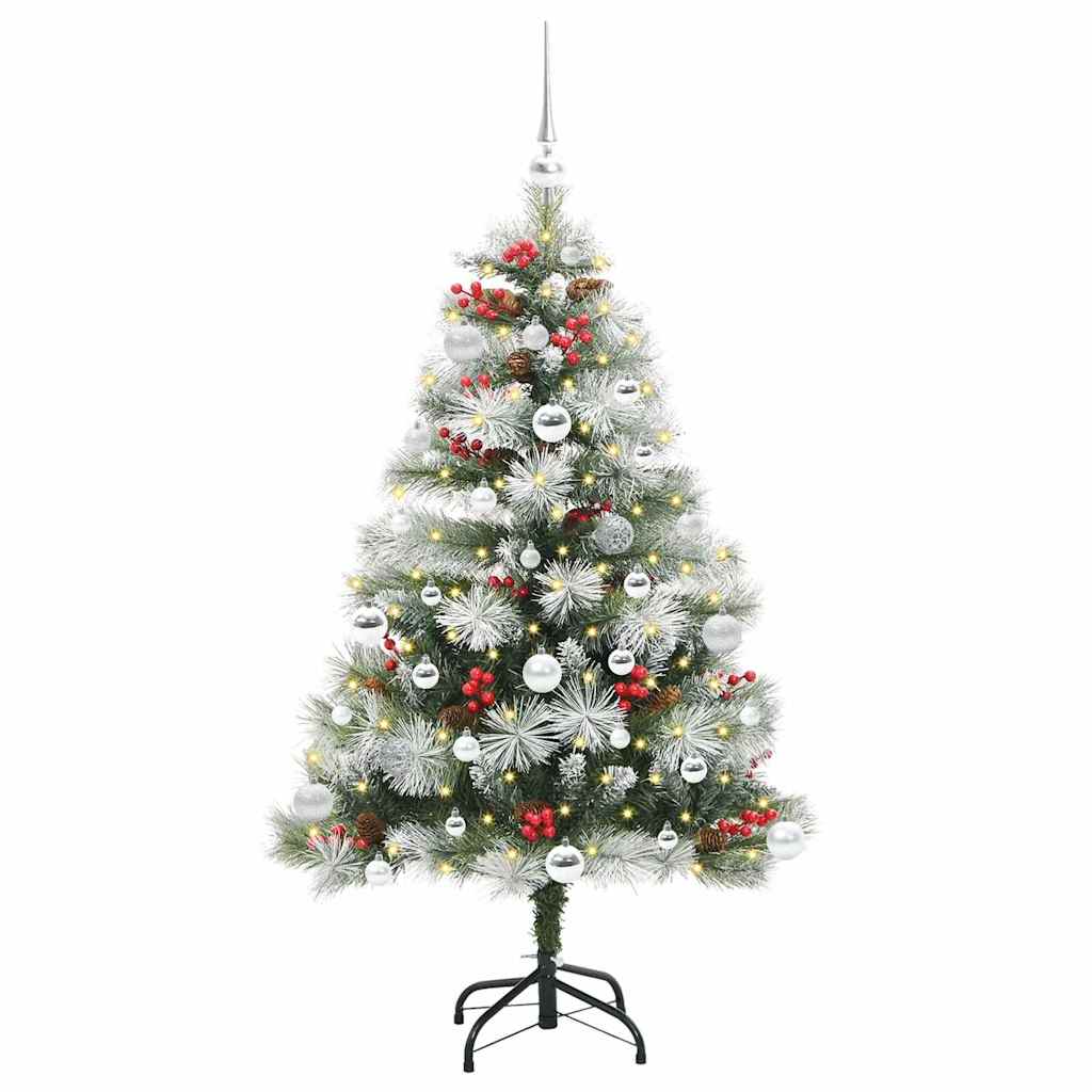 Sapin de Noël artificiel Vert et blanc 150 cm - XIOS