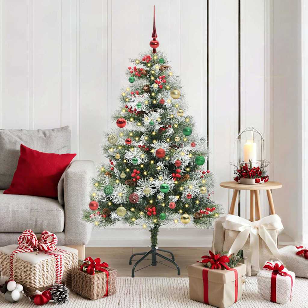 Sapin de Noël artificiel Vert et blanc 150 cm - XIOS