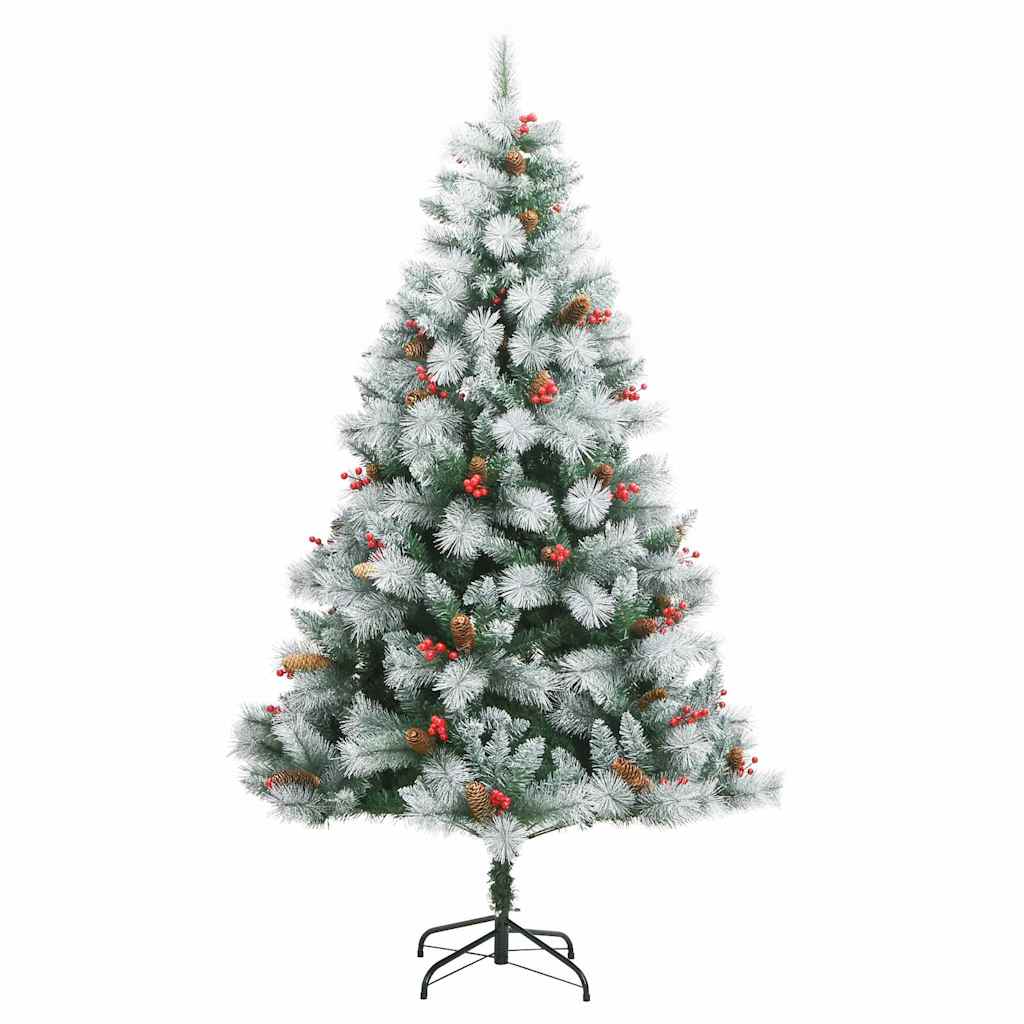 Sapin de Noël artificiel Vert et blanc 210 cm - XIOS