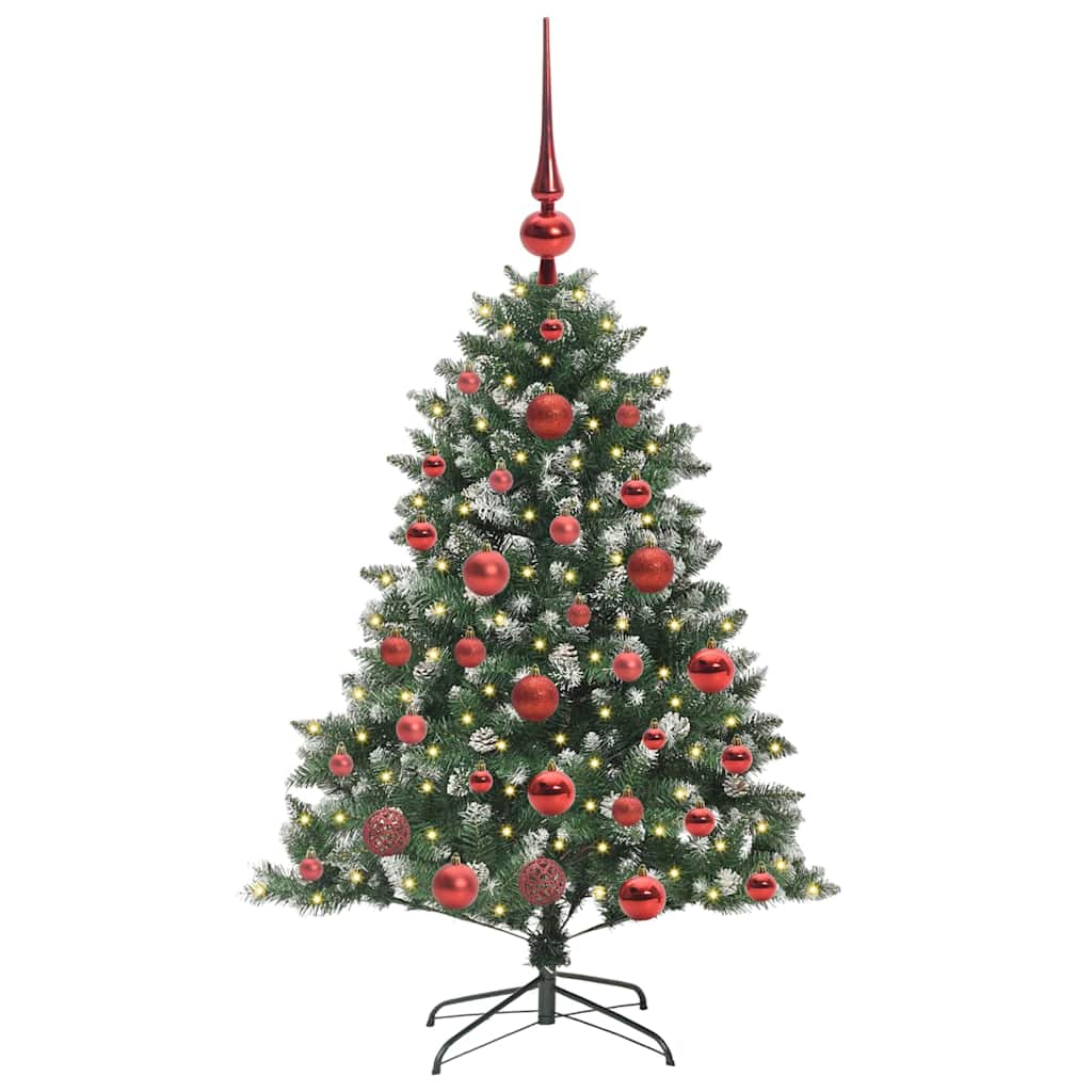 Sapin de Noël artificiel Vert 120 cm PVC, plastique et acier - XIOS