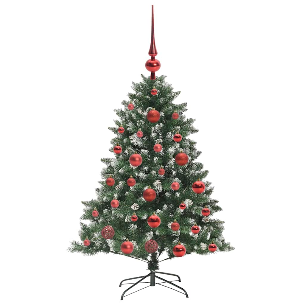 Sapin de Noël artificiel Vert 120 cm PVC, plastique et acier - XIOS