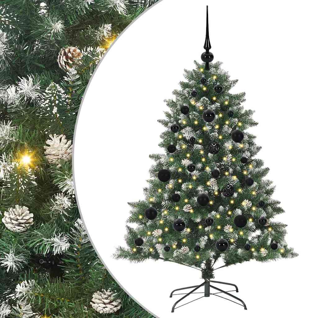 Sapin de Noël artificiel avec 150 LED Vert 85 x 85 x 120 cm - XIOS