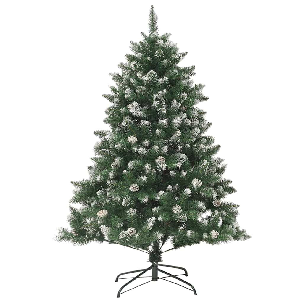 Sapin de Noël artificiel Vert 120 cm PVC, plastique et acier - XIOS