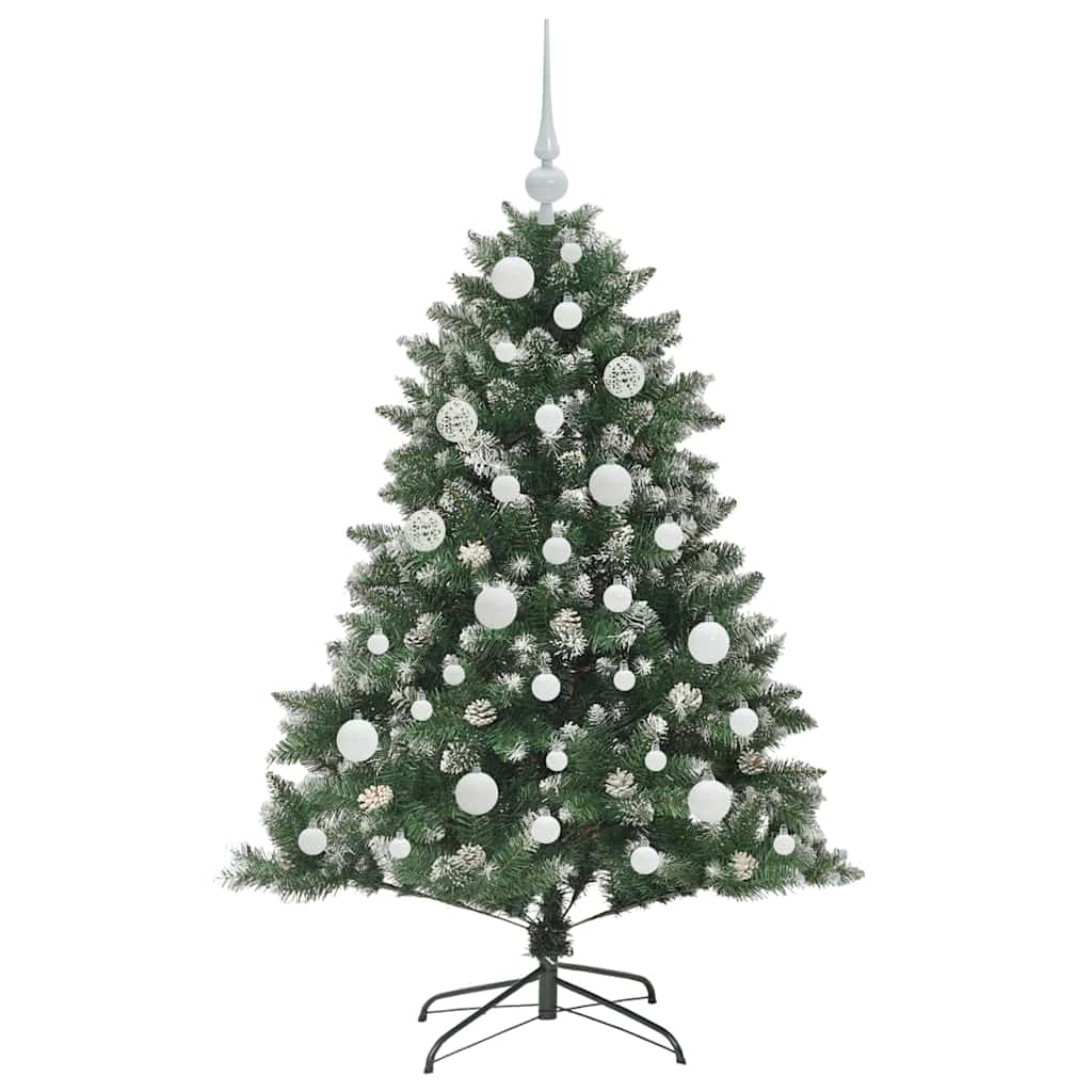 Sapin de Noël artificiel Vert 120 cm PVC, plastique et acier - XIOS