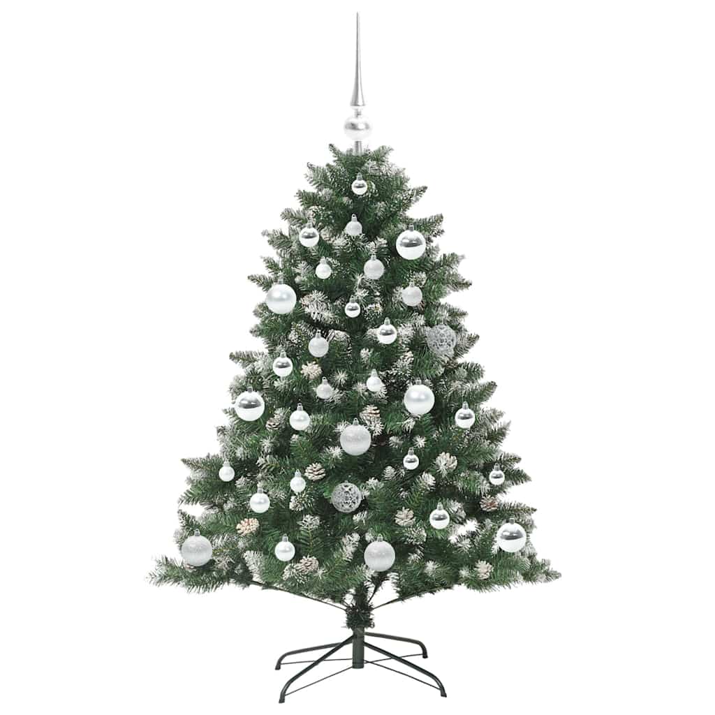 Sapin de Noël artificiel Vert 120 cm PVC, plastique et acier - XIOS
