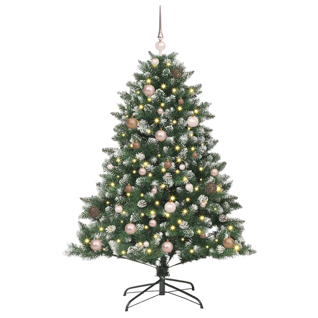 Sapin de Noël artificiel Vert 150 cm PVC, plastique et acier - XIOS