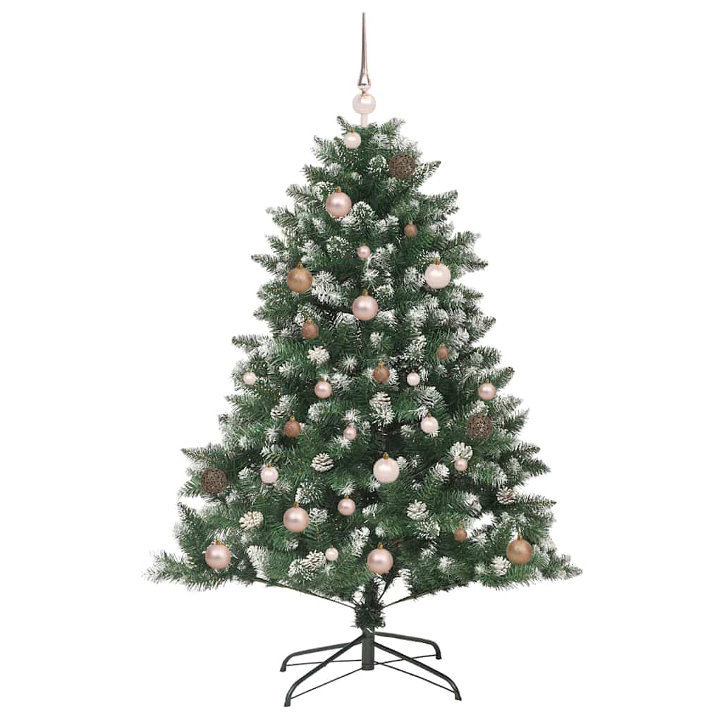 Sapin de Noël artificiel Vert 150 cm PVC, plastique et acier - XIOS