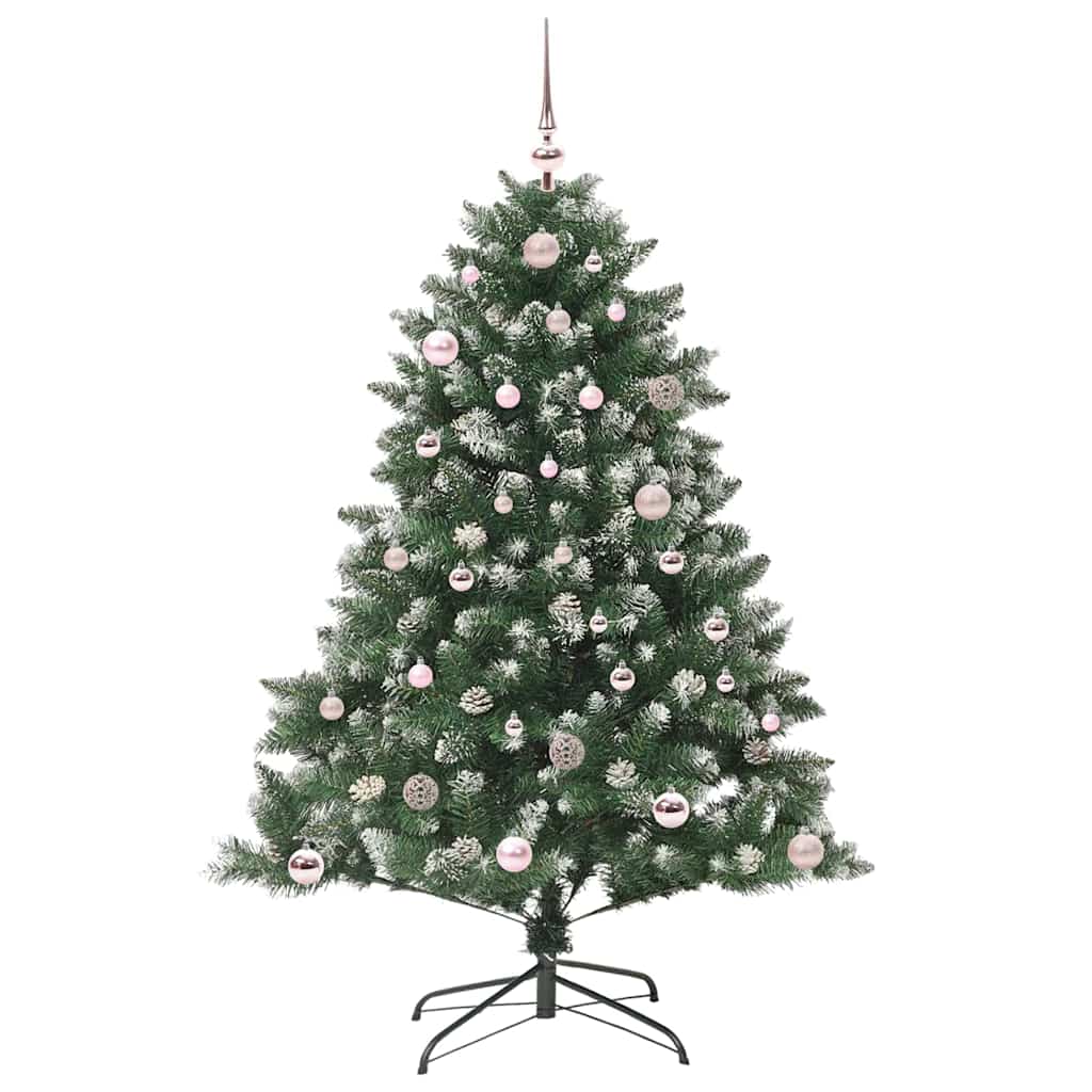 Sapin de Noël artificiel Vert 150 cm PVC, plastique et acier - XIOS