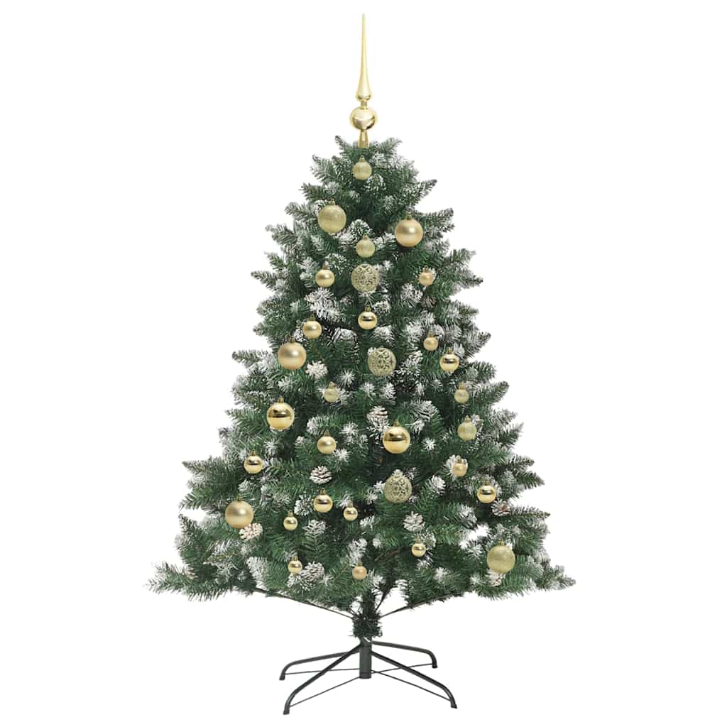 Sapin de Noël artificiel Vert 150 cm PVC, plastique et acier - XIOS